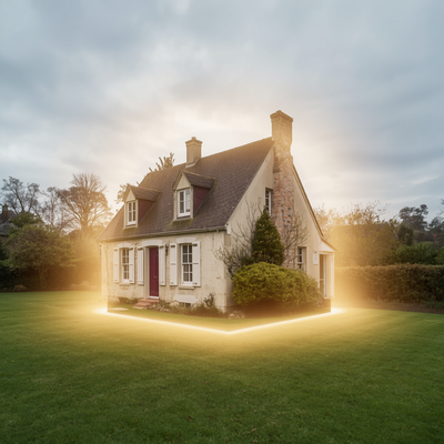 Harmonisation et protection vibratoire d'une maison par la g&eacute;obiologie et le nettoyage &eacute;nerg&eacute;tique pr&egrave;s de Rennes.