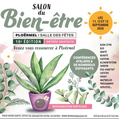 Affiche du Salon Bien-Être de Ploërmel avec Séverine Holistique.